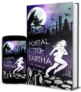 portal to eartha, author E.E. Rawls, new fantasy books, new paranormal fantasy books, paranormal scifi books, books in japan, books taking place in japan, books like anime, anime like books,